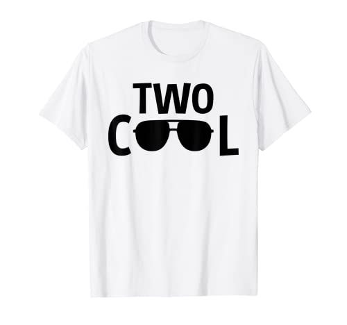 Two Cool Sonnenbrille 2 Years Old 2nd Birthday Shirt Kinder Jungen T-Shirt von TWO COOL Sunglasses 2 Years Old 2nd Birthday