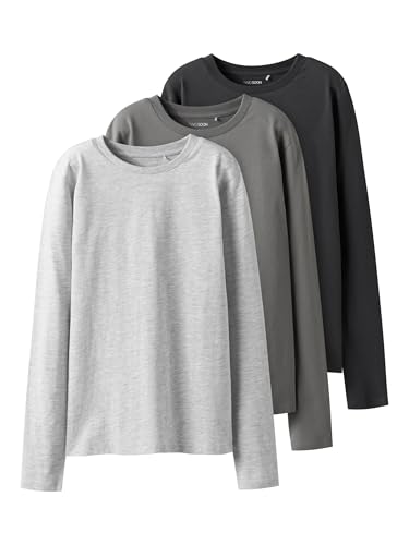 TWO SOON 3er-Pack Langarmshirt Jungen - Baumwolle Longsleeve T-Shirts für Kinder von TWO SOON
