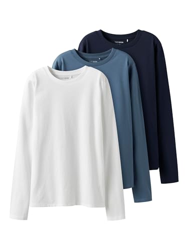 TWO SOON 3er-Pack Langarmshirt Jungen - Baumwolle Longsleeve T-Shirts für Kinder von TWO SOON