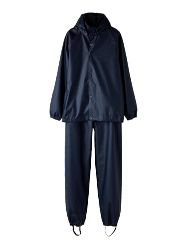 TWO SOON Kinder Regenanzug 2-teilig – Wasserdichter Regenanzug & Matschanzug mit Kapuze, Regenjacke & Regenhose Unisex, Größen 92–152 von TWO SOON