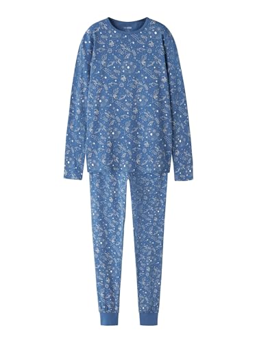 TWO SOON Jungen Schlafanzug Langarm Set – Kinder Pyjama 2-teilig, 95% Baumwolle & 5% Elastan, Größen 98–164 von TWO SOON