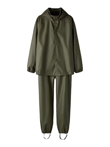 TWO SOON Kinder Regenanzug 2-teilig – Wasserdichter Regenanzug & Matschanzug mit Kapuze, Regenjacke & Regenhose Unisex, Größen 92–152 von TWO SOON