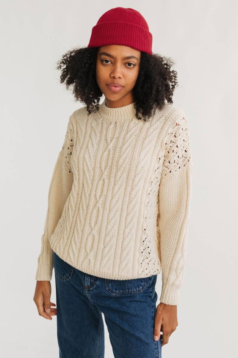 Strickpullover Greencastle Off White von TWOTHIRDS