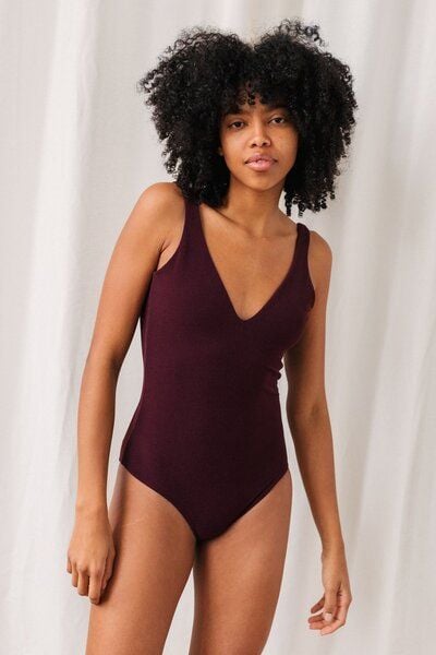 TWOTHIRDS Badeanzug Vegan "Leygues" aus recyceltem Material von TWOTHIRDS