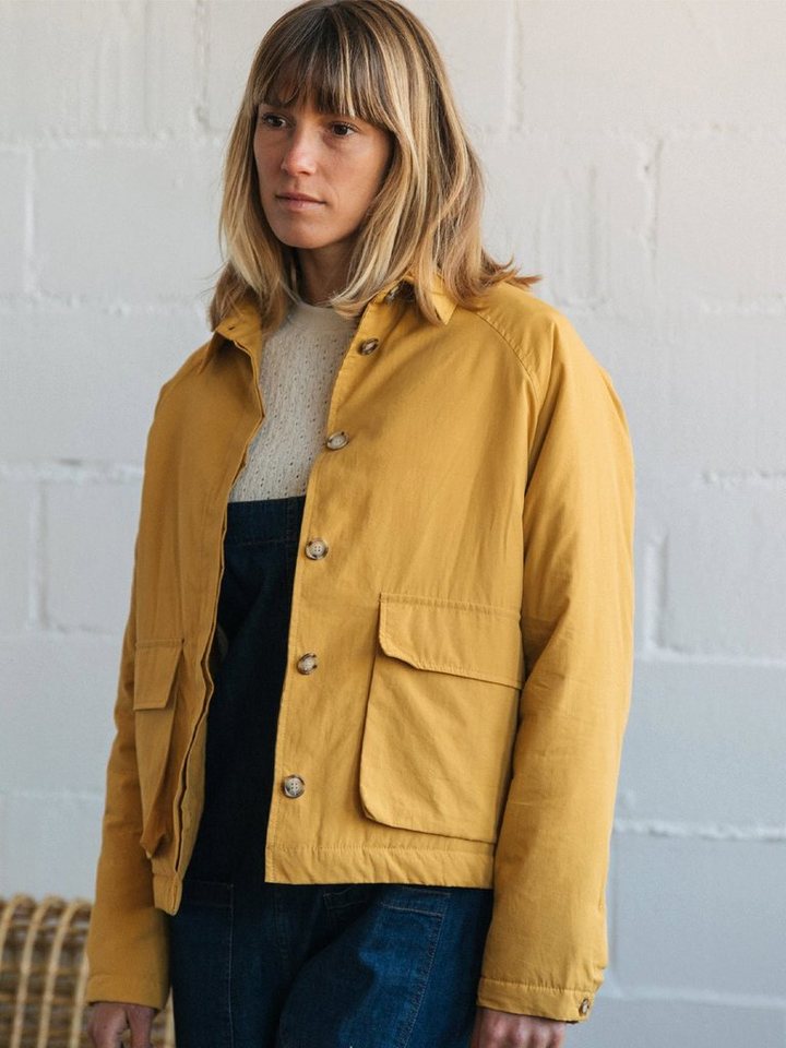 TWOTHIRDS Blusenjacke Makulova aus Bio-Baumwolle, recyceltes Polyester Futter von TWOTHIRDS