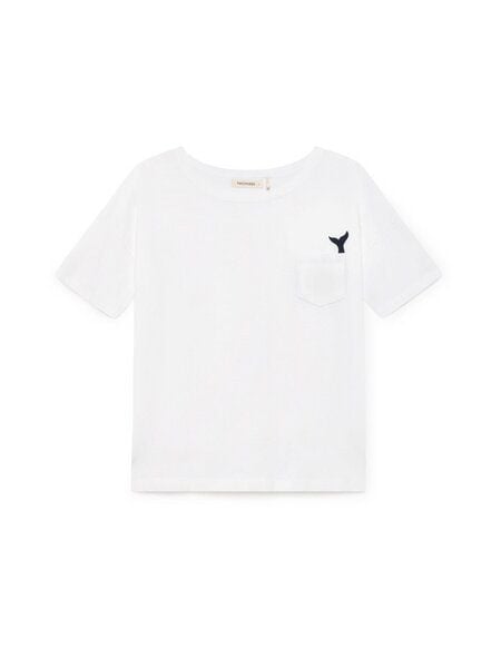 TWOTHIRDS Eubea nachhaltiges T-Shirt für Frauen in White und Cedar Wood von TWOTHIRDS