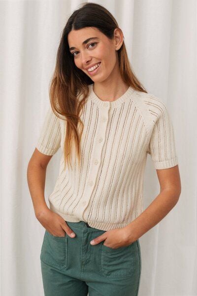 TWOTHIRDS Strickpullover Vegan "Inishmaan" aus 100% Recover-Material von TWOTHIRDS