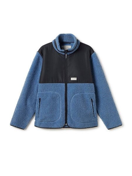 TWOTHIRDS Vegane Sherpa-Jacke TORNEY aus recyceltem Polyester von TWOTHIRDS
