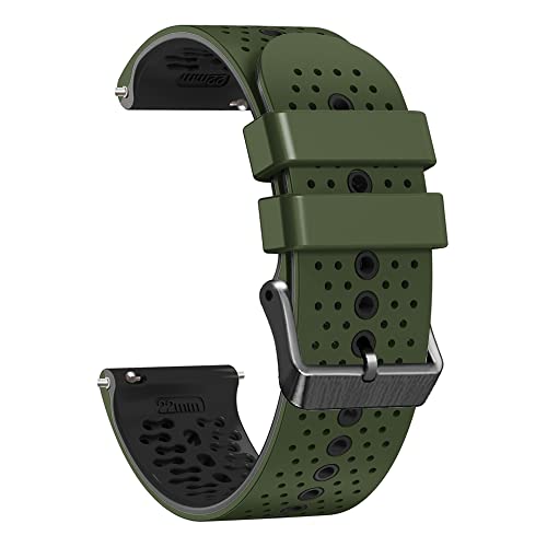 TWRQA 22mm Silikon Armband Für Huawei Uhr GT5 GT 5 Pro 46mm Armband Smart Uhr Band Für Huawei GT 4 3 2 GT4 GT3 Pro 46mm Armband Uhrenarmbänder(Style K) von TWRQA