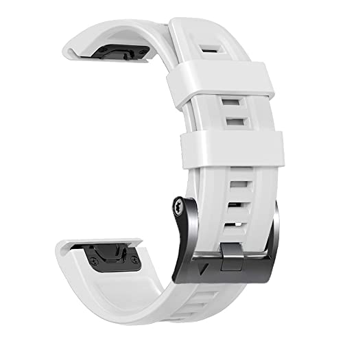 TWRQA 26 22 mm Silikonarmband für Garmin Epix Smart Watch Fenix 7 7X 5 5X Plus 6 6X Pro 3HR Schnellverschluss-Armband Correa, 26mm Fenix 3HR D2, Achat von TWRQA