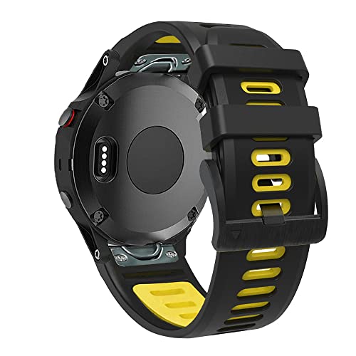 TWRQA Für Garmin Fenix6 6S 6X Pro Solar-Smartwatch-Armband, Nylonschlaufe, elastisch, für Garmin Fenix 5X 5 Descent MK1 MK2 Schnellverschluss-Armband, 26mm Fenix 3 3HR, Achat von TWRQA