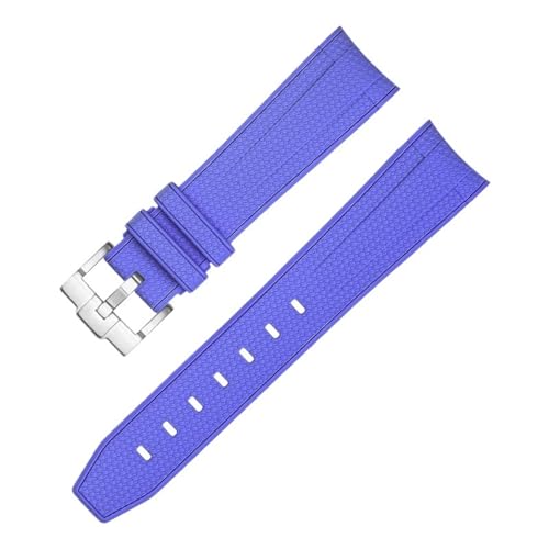 TWRQA Gummi-Uhrenarmband für Omega X Swatch Joint MoonSwatch Constellation Herren Damen Wasserdicht Sport 20 mm Uhrenarmband mit gebogenem Ende, 46, Achat von TWRQA