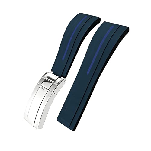 TWRQA Gummi-Uhrenarmband für Rolex GMT OYSTERFLEX Daytona Submariner Deep Sea wasserdichtes Armband, 20 mm / 21 mm, 21 mm, Achat TWRQA Gummi-Uhrenarmband für Rolex GMT OYSTERFLEX Daytona Submariner Deep Sea wasserdichtes Armband, 20 mm / 21 mm, 21 mm, Achat von TWRQA