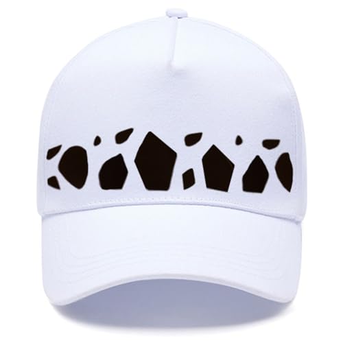 TWSTIV Unisex 2nd Cosplay Mütze Baseball Cap Weiß Trafalgar Law 2nd One Size, Trafalgar Law 2, EinheitsgröÃŸe von TWSTIV