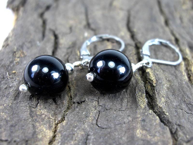 Ohrhänger Onyx von TWforSallyBelle