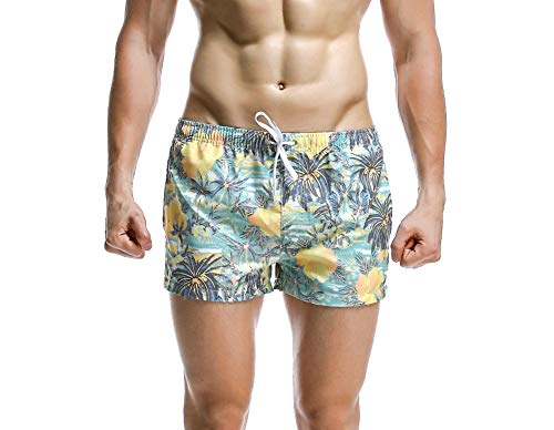 TX Apparel Herren Badeshorts mit Mesh-Futter Taschen Strand Shorts Schwimmshorts Beachshorts Strand Shorts Kurze Hosen von TX Apparel