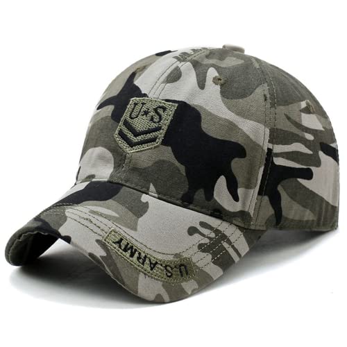 TXDAMAI Baseballkappen,Baseball Cap Camouflage Hut Unisex Baseball Kappen Multicam Style Caps für Damen Herren Jagd Angeln Camping Werden Sport, Camo von TXDAMAI