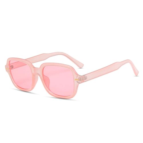 TXFXZXZ Fashion Small Rectangle Sunglasses for Women Retro Studs Candy Color Eyewear for Men UV400 TXFXZXZ Fashion Small Rectangle Sunglasses for Women Retro Studs Candy Color Eyewear for Men UV400 von TXFXZXZ
