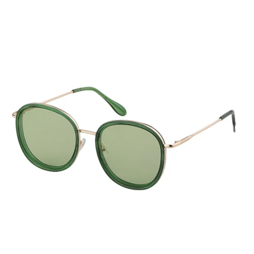 TXFXZXZ runde Sonnenbrille Damen Herren Luxus grüne Bonbongläser rosa Rahmen Sonnenbrillen TXFXZXZ runde Sonnenbrille Damen Herren Luxus grüne Bonbongläser rosa Rahmen Sonnenbrillen von TXFXZXZ