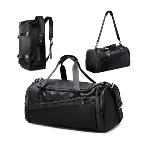 Sport Gym Tasche Reise Seesack Mit Schuhe Fach for Männer Frauen 40L Leichte Faltbare Workout von TXLEAPEY