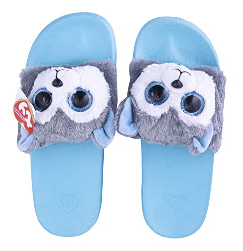 TY Unisex Kinder Slush Husky Slipper, Blau Grau, 37 EU von TY