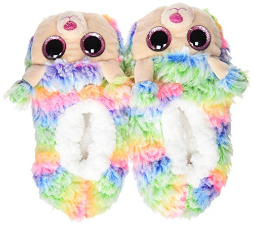 Ty Jungen Unisex Kinder Rainbow Poodle Slipper, Mehrfarbig, 20 EU von TY