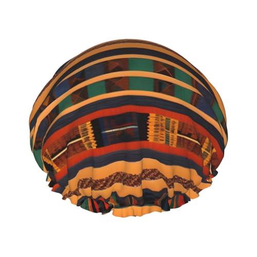 Afrikanischer Web-Doppelschichtiger Badehut für Frauen, um langes und dickes Haar zu bedecken, wiederverwendbar, wasserdichte Haube von TYANG