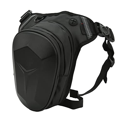 Motorrad-Beintasche mit Reflektierendem Streifen, Lässige Gürteltasche, wasserdichte Oberschenkeltasche, Radfahren, Wandern, Reiten, Schultertasche, Hüfttasche (Einzigartiges von TYCIONG