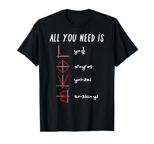 All You Need Is Love Mathe Mathematik Valentinstag T-Shirt T-Shirt All You Need Is Love Mathe Mathematik Valentinstag T-Shirt T-Shirt von Lustigste Valentinstag Mathematiker Mathe T-Shirts