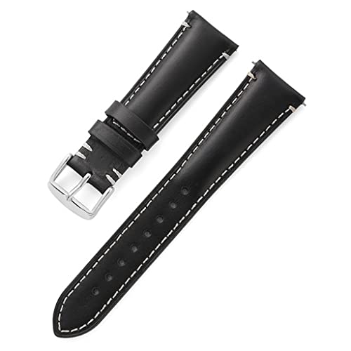 TYLDBNF Echtes Ledergurt Uhr Accessoires Watchband for Watch Wachriemen (a, 24mm) von TYLDBNF