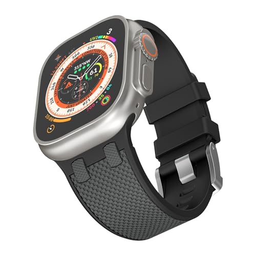 TYLDBNF Gummi -Uhren -Band für Band 49 mm 45 mm 44 mm Gummi -Uhrenband 10. 46 mm 42 mm wasserdichtes Gurt von TYLDBNF
