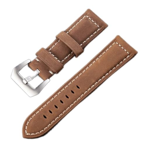 TYLDBNF Handgefertigtes 4 -Farb -Uhren -Accessoires Leder 20mm 22 mm 24mm 26mm Uhrenband Uhrengurt & Uhrenband (D, 22mm) von TYLDBNF