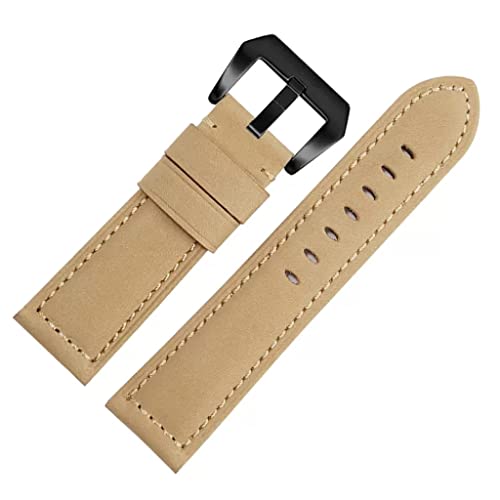 TYLDBNF Leder Uhrengurt Männer 22 24 mm (22 mm) von TYLDBNF