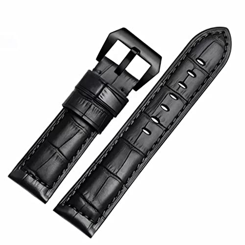 TYLDBNF Leder Uhrengurt Männer 22 24 mm (22 mm) von TYLDBNF