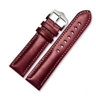 TYLDBNF Lederarmband handgefertigtes Gurt 18 20 mm 22 mm Gurt Grüne Farbschuh Uhren (C, 20 mm) von TYLDBNF