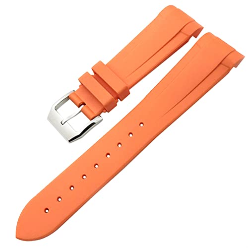 TYLDBNF Rubber Watchband 22 mm Silikonuhr -Gurt für Tudor Heritage Schwarzer Bucht Pelagos wasserdichte Armbänder (Farbe: Schwarzfaltung, Größe: 22 mm) von TYLDBNF