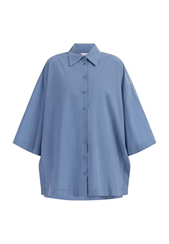 TYLIN Damen Oversized Hemd 25326388-TY01, BLAU, XXL von TYLIN