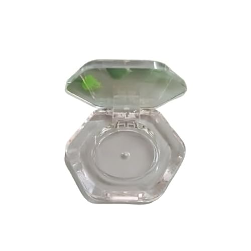 100 stücke Leere Transparente Kompakte Hexagon Augen Make-Up Lagerung Box Klar Palette DIY Lidschatten Lippenstift Gericht(Color-01) von TYNXK