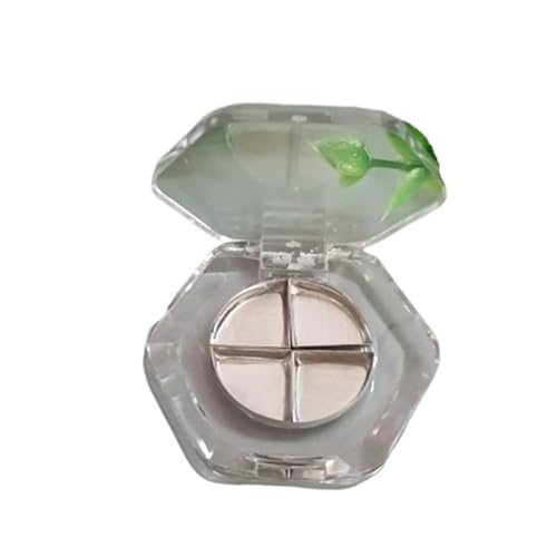 100 stücke Leere Transparente Kompakte Hexagon Augen Make-Up Lagerung Box Klar Palette DIY Lidschatten Lippenstift Gericht(Color-06) von TYNXK