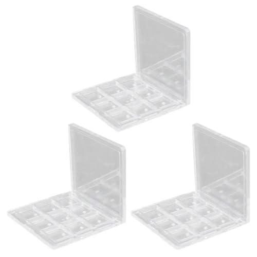 3 Pcs Lidschatten Box Tragbare Make-Up Lagerung Sub Container Container Lippenstift Kompakte Leere 3 Pcs Lidschatten Box Tragbare Make-Up Lagerung Sub Container Container Lippenstift Kompakte Leere von TYNXK