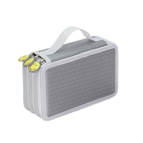 FedermäPpchen 36/48/72 Löcher Oxford School Bleistift Hülle Kreative Zeichnung von Kapazität Zeichnung Pen Bag Box Kinder Multifunktion Stationery Beutel Versorgung Pencil Case ( Color : Gray-3 Layers von TYNXK