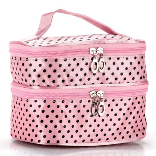 Kosmetiktasche Doppelschicht Beauty Case Kilometer Kartoffel Künstler Künstlertasche Frauen Makeup Kosmetiktasche Organizer Reise Notwendigkeiten Toilettenbedarf Schminktasche (Color : 1) von TYNXK