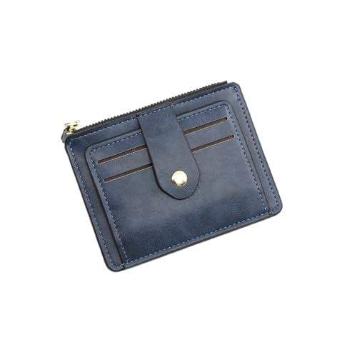 TYNXK Brieftasche Kleiner Modekredit ICH WÜRDE Kartenhalter Slim Leder Brieftasche mit Münzpocket Man Money Bag Hülle for Männer Mini Frauen Business -Geldbeutel Portemonnaie (Color : 3) von TYNXK