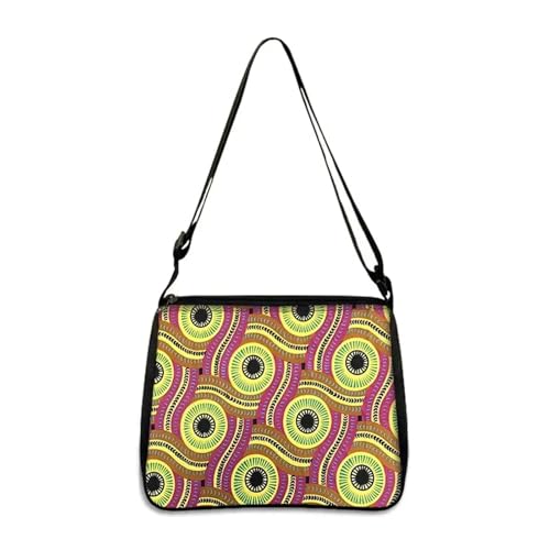 TYNXK Frau Print Handtasche Schultertaschen Mode Damen Unterarm Tragbare Lippenstift Kosmetik Taschen for Shopping(Color-30,20cmX24cm) von TYNXK