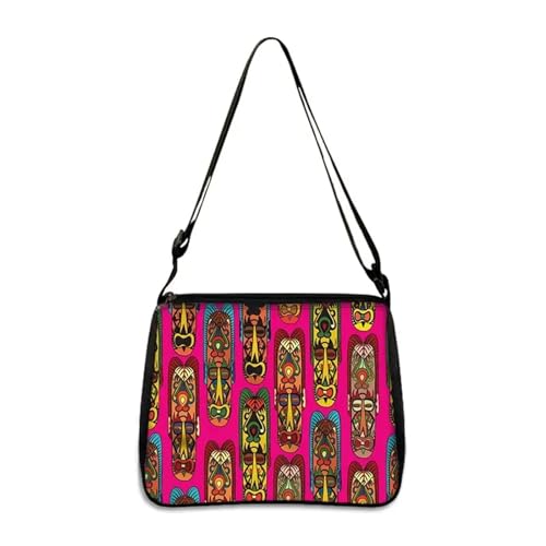 TYNXK Frau Print Handtasche Schultertaschen Mode Damen Unterarm Tragbare Lippenstift Kosmetik Taschen for Shopping(Color-31,25CMX30CM) von TYNXK