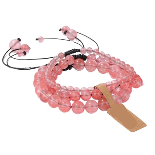 TYNXK Mode Stein Perlen Armbänder Einstellbare Sodalite Mit Wunsch Tag Geflochtene Frauen Männer Schmuck(Color-19) von TYNXK