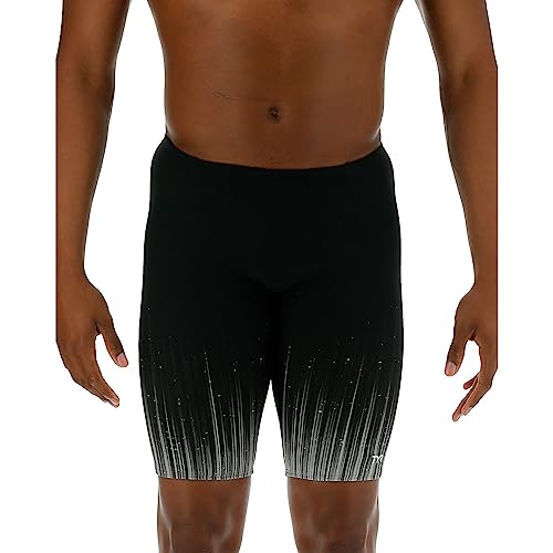 TYR Herren Durafast Elite Solid Jammer Badeanzug Badehose, Titan Speedwarp, 36 von TYR