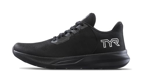 TYR Herren Men's Techknit RNR-1 – Lightweight Neutral Running Shoe Sneaker, Schwarz, 50.5 EU von TYR