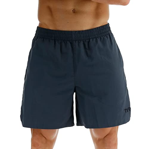 TYR Men's Deck-X Swim Short (Large, Titanium) von TYR