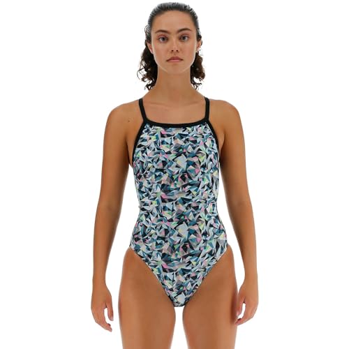 TYR Women's Standard Diamondfit One Piece Swimsuit, BLK/Multi, 36 von TYR
